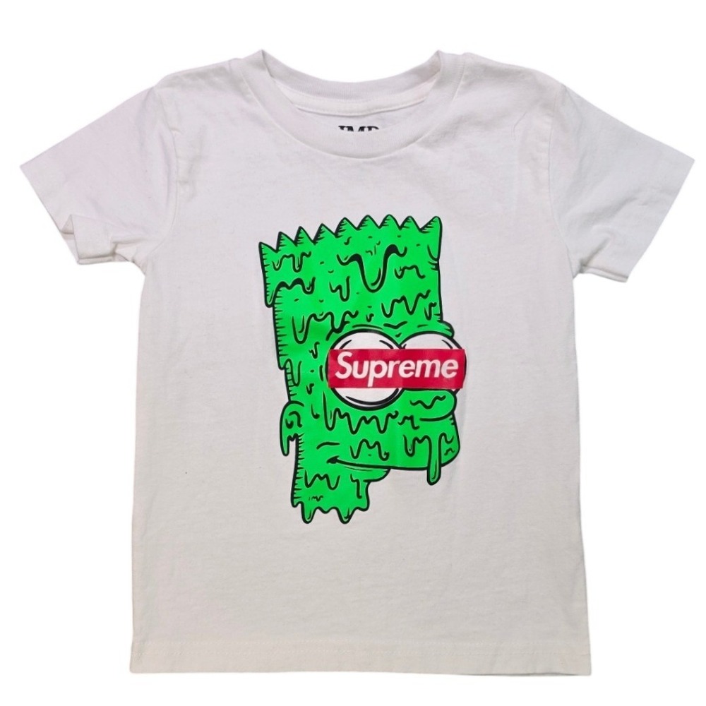 JMP Street Apparel Hypebeast Graphic T Shirt White Green Toddler Boys 2T